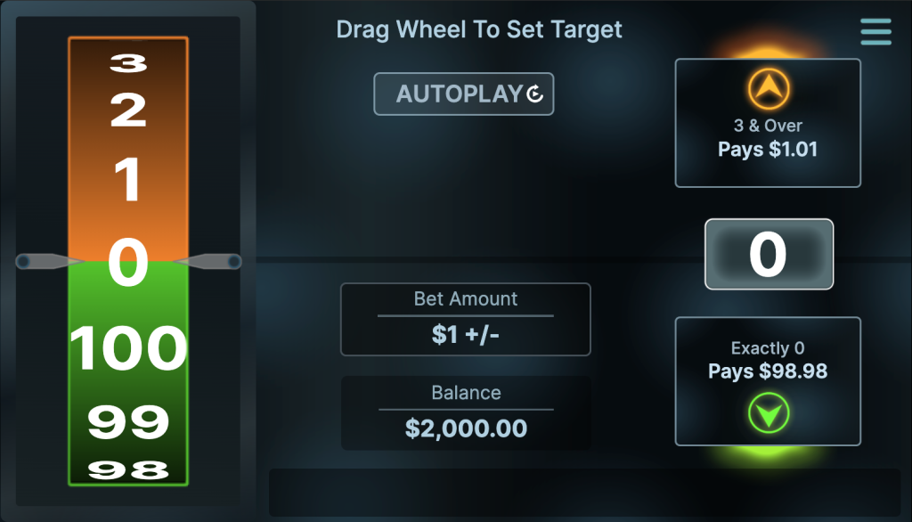 DraftKings Digits gameplay